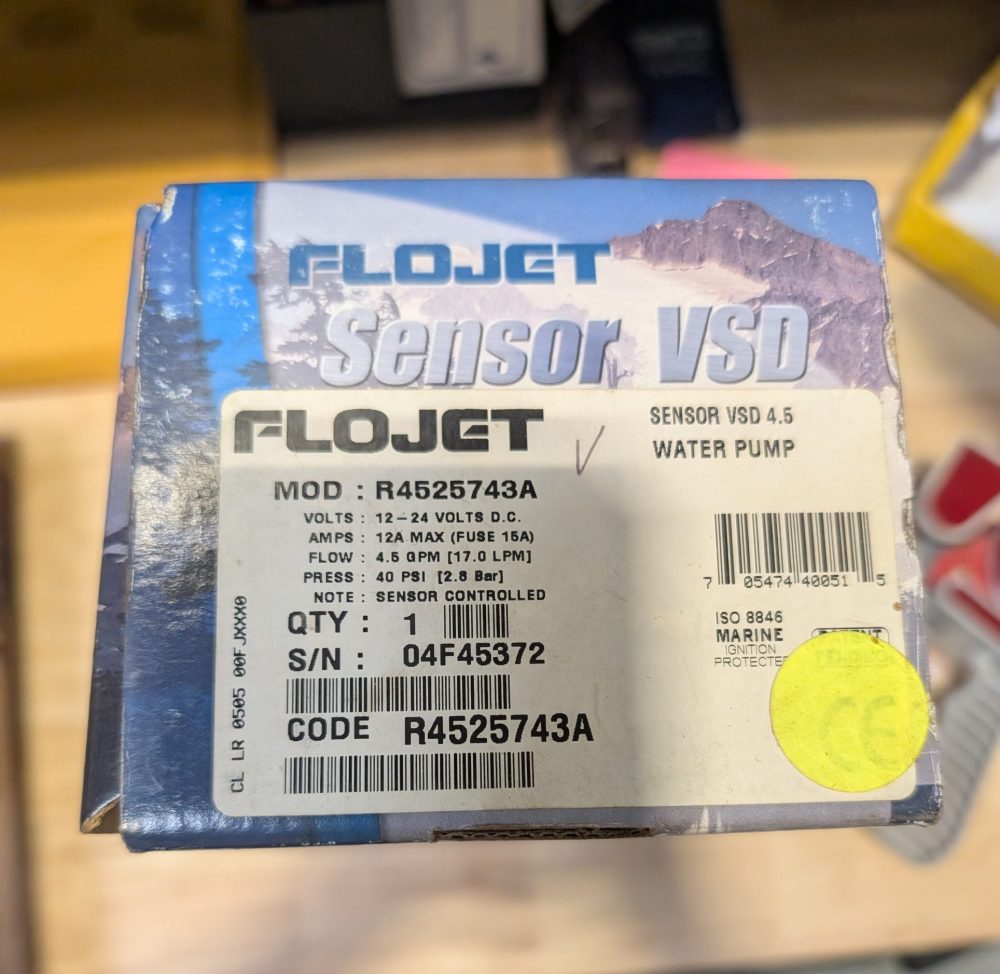 Flojet model # R4525-743 - Quad Diaphragm Pump