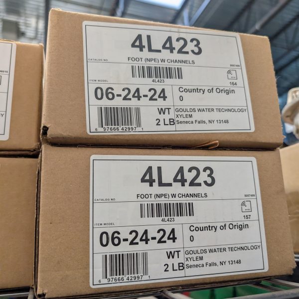 4L423 Goulds NPE FOOT (NPE) W CHANNELS