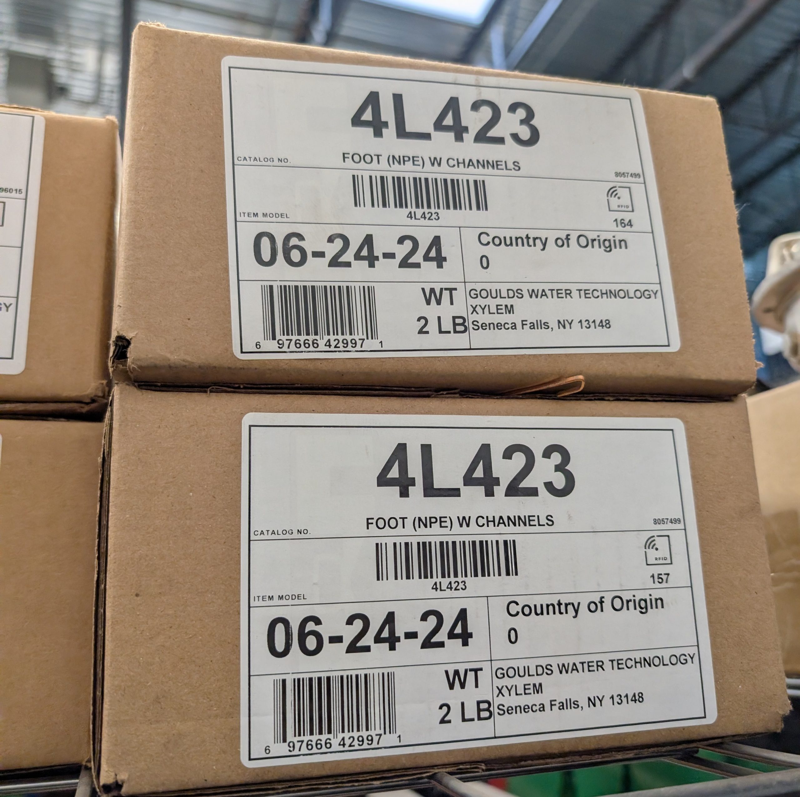 4L423 Goulds NPE FOOT (NPE) W CHANNELS