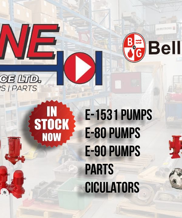 We Stock Bell Gossett E 1531 E 80 and E 90 Pumps 600x720