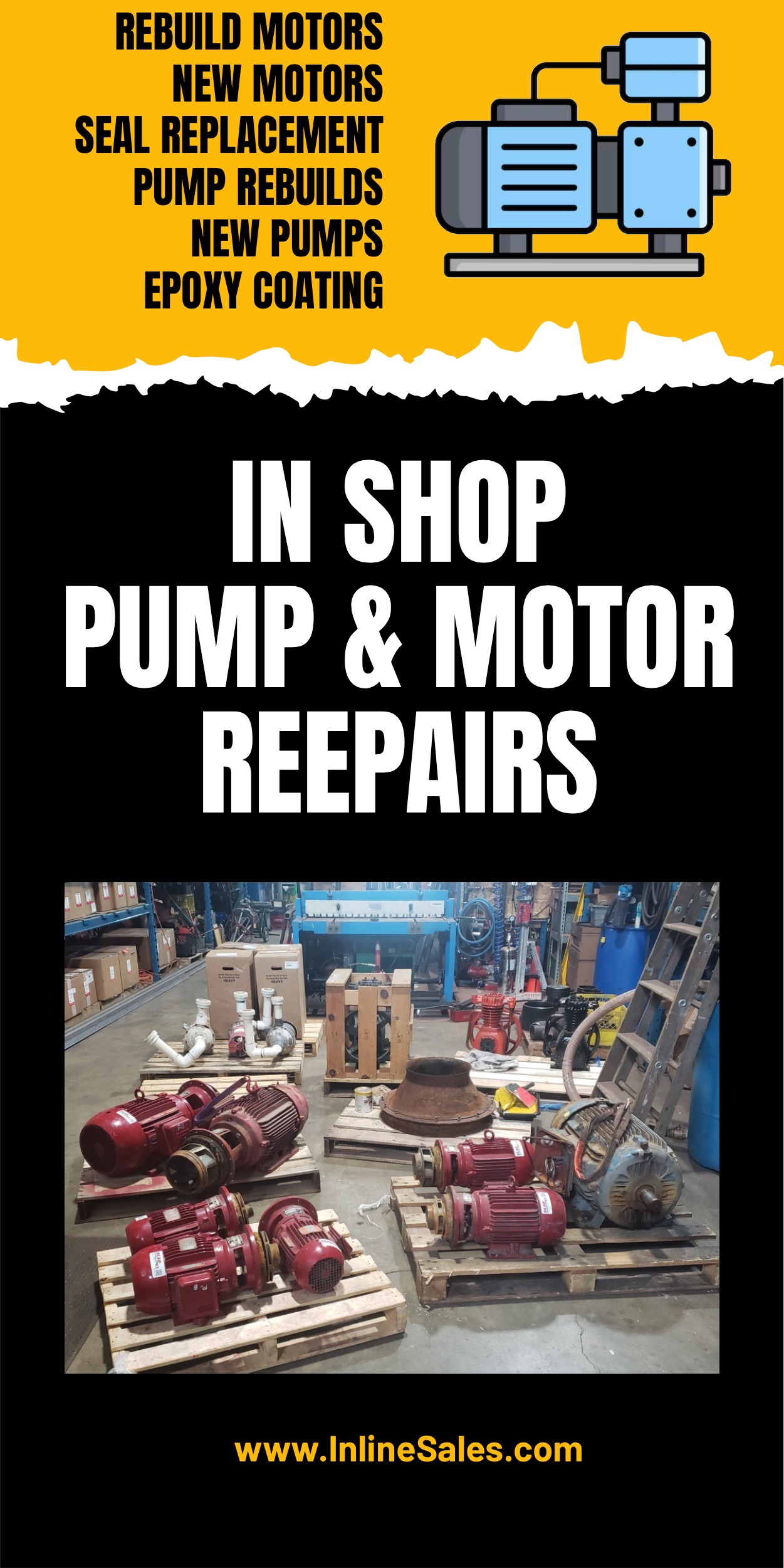 PUMP & MOTOR REPAIRS