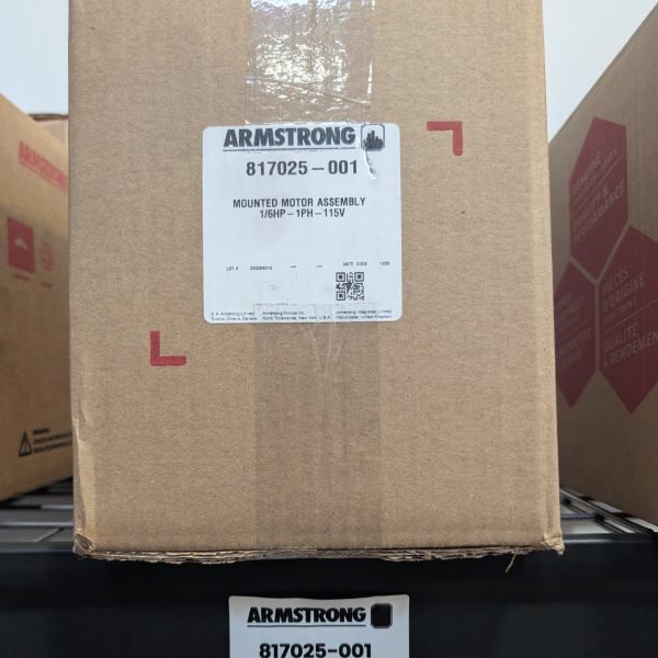 Armstrong 817025 001 Motor 1/6HP