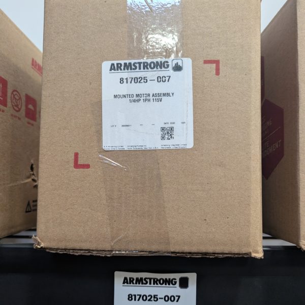 Armstrong 817025 007 Motor 1/4HP