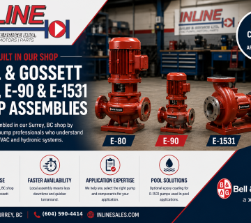 Built in Our Shop Bell Gossett E 80 E 90 E 1531 Pump Assemblies 360x320